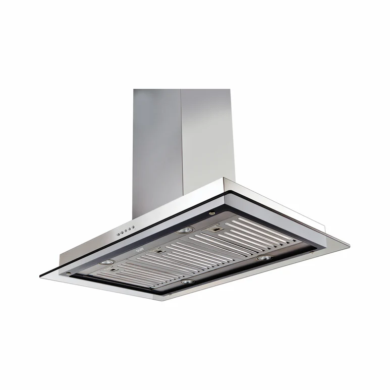 glen-island-kitchen-chimney-glass-push-button-italian-motor-baffle-filters-90cm-1250-m3-h-silver-1036-is-